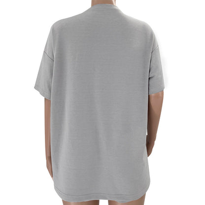 Solid Color Round Neck Half Sleeve Pullover Casual Two-Piece Set
