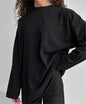 Spring Autumn Cotton Long Sleeved Loose Top