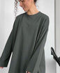 Spring Autumn Cotton Long Sleeved Loose Top