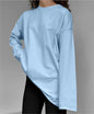 Spring Autumn Cotton Long Sleeved Loose Top