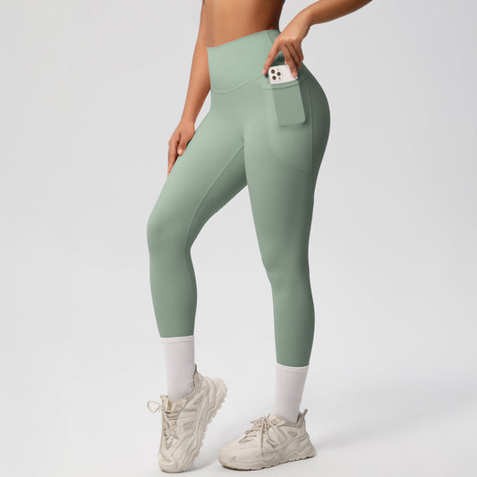 Double Sided Sanding Tight High Elastic Breathable Pants