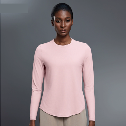 Crew Neck Loose Long Sleeve Top