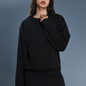 Round Neck Loose Sweater Velvet Hoodie