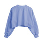 Fleece Lined Cropped Long Sleeved Fitness Top