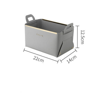 Nordic PU Leather Large Storage Box