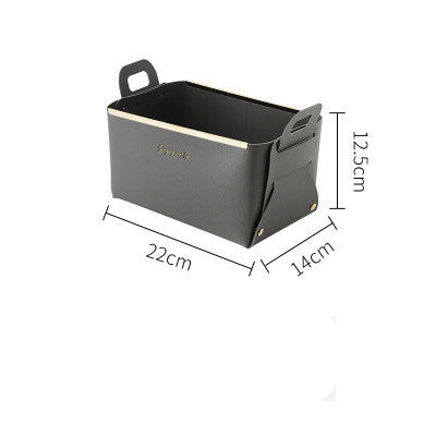 Nordic PU Leather Large Storage Box