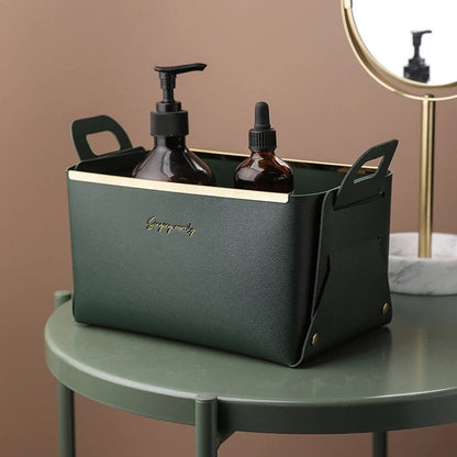 Nordic PU Leather Large Storage Box