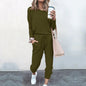 Loose Fitted Long Sleeve Casual Set