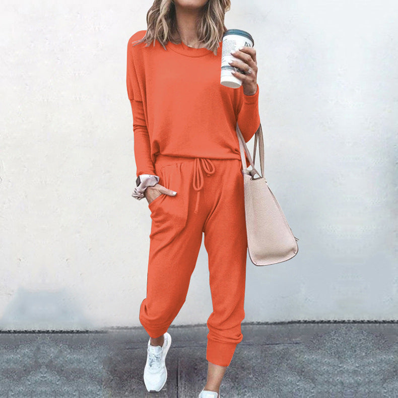 Loose Fitted Long Sleeve Casual Set
