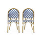 Geometric Chic French Bistro Chair Set