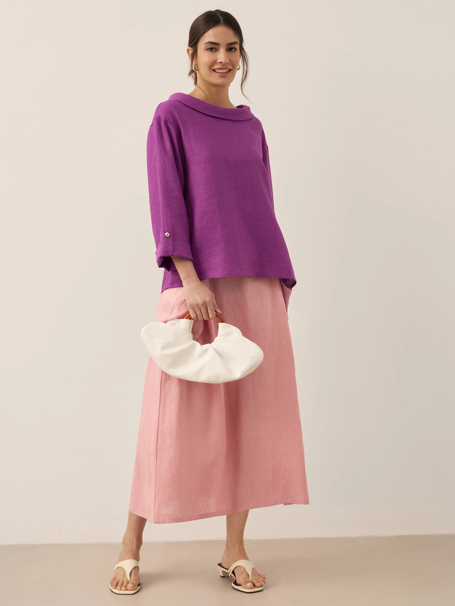 MARINA Elastic Waist Skirt