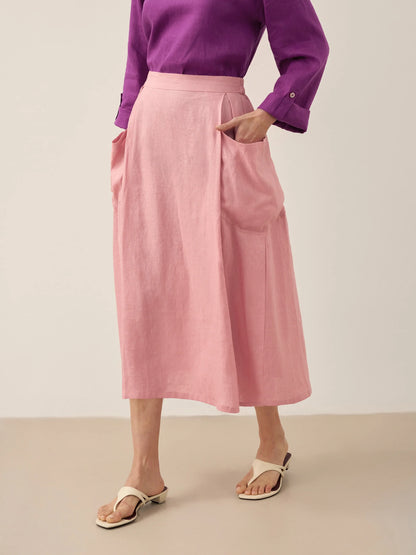 MARINA Elastic Waist Skirt