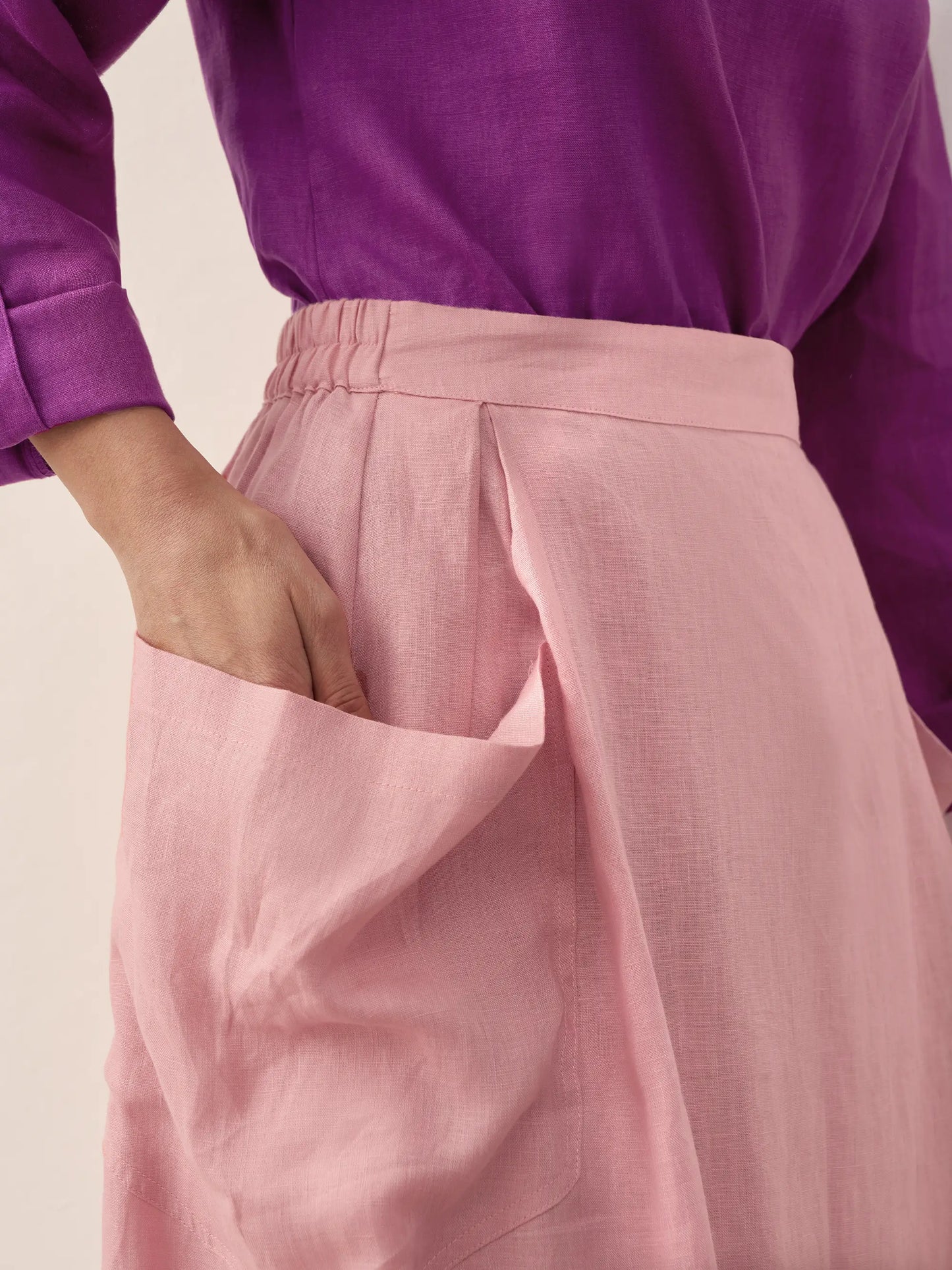 MARINA Elastic Waist Skirt