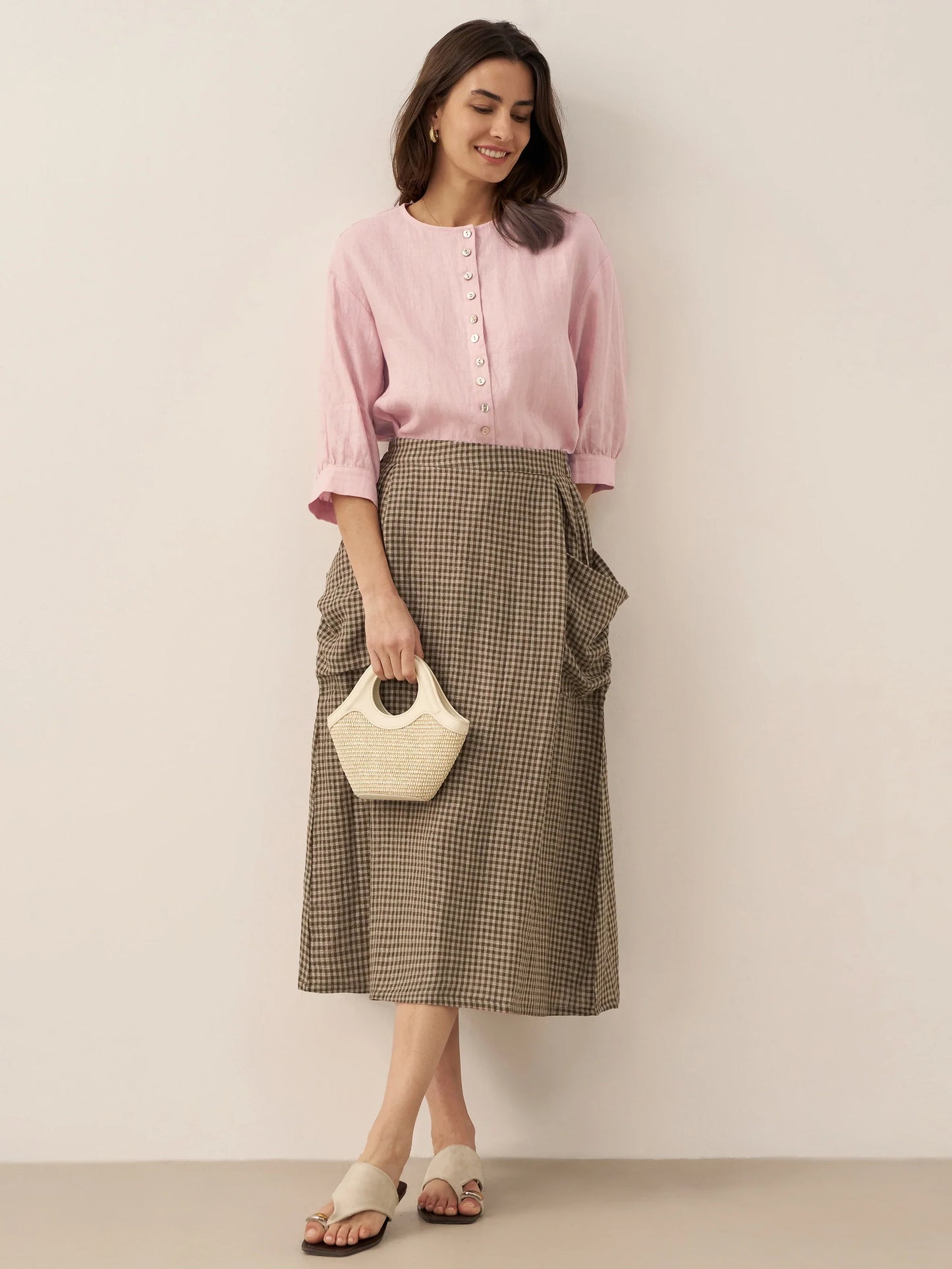 MARINA Elastic Waist Skirt