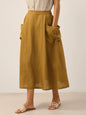 MARINA Elastic Waist Skirt