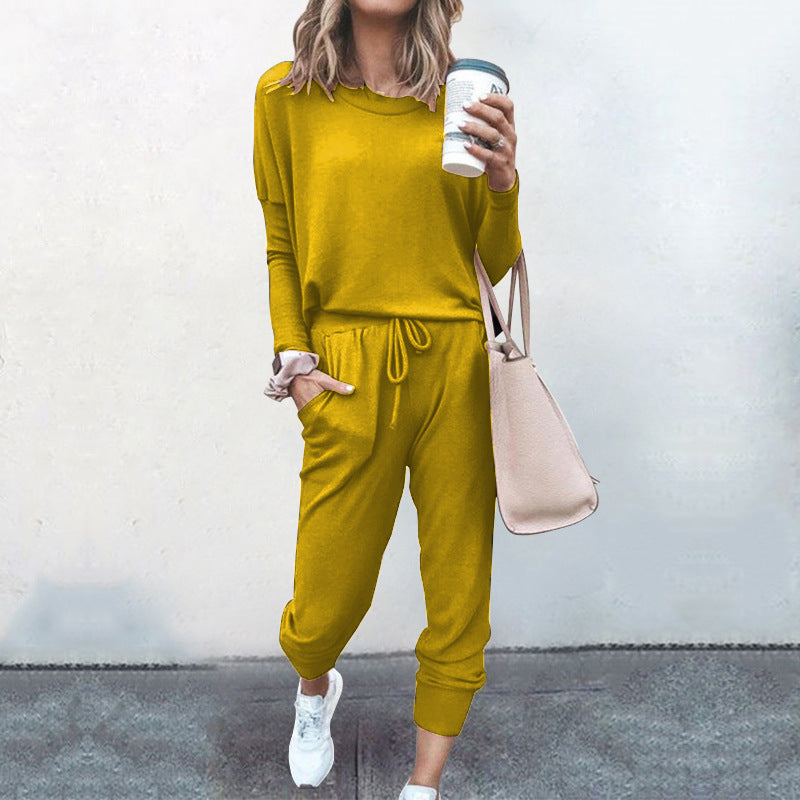 Loose Fitted Long Sleeve Casual Set