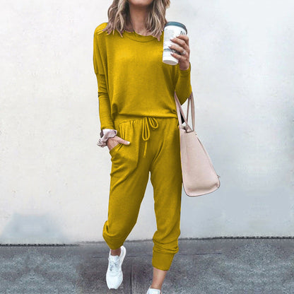 Loose Fitted Long Sleeve Casual Set