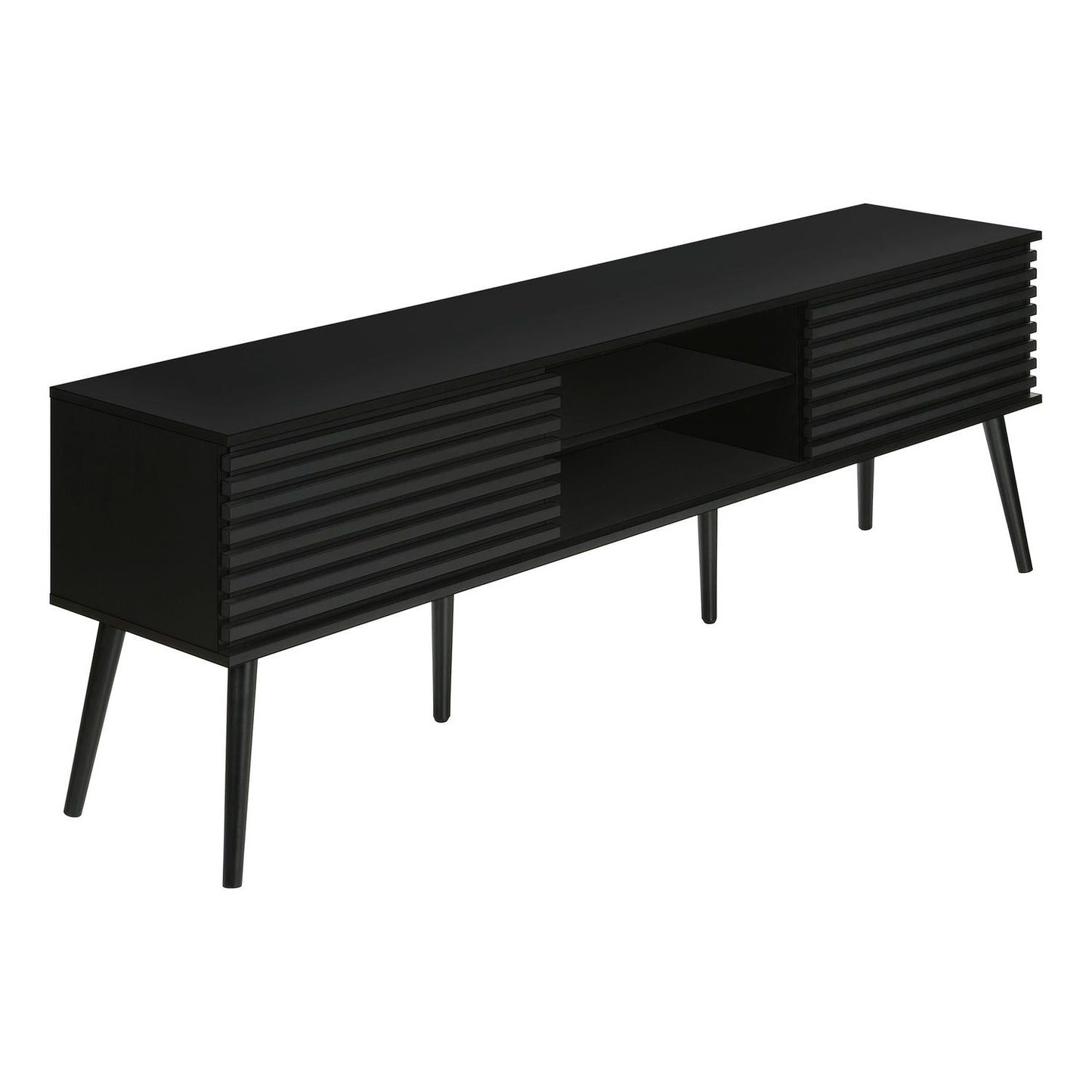 Black Modern Media Entertainment Center