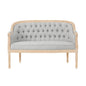 French Country Flower Chesterfield Tufted Loveseat