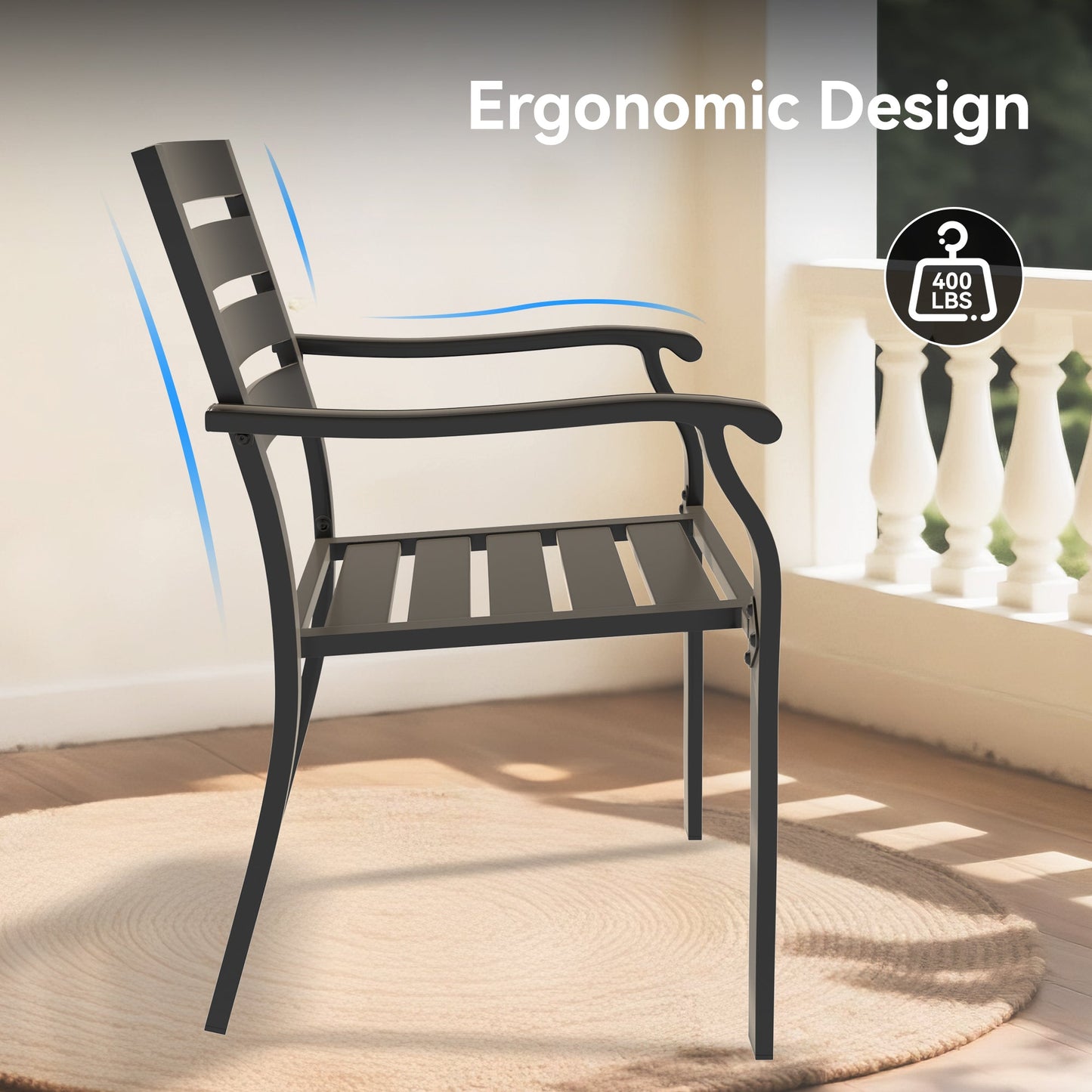 5 Piece Outdoor Patio Dining Set