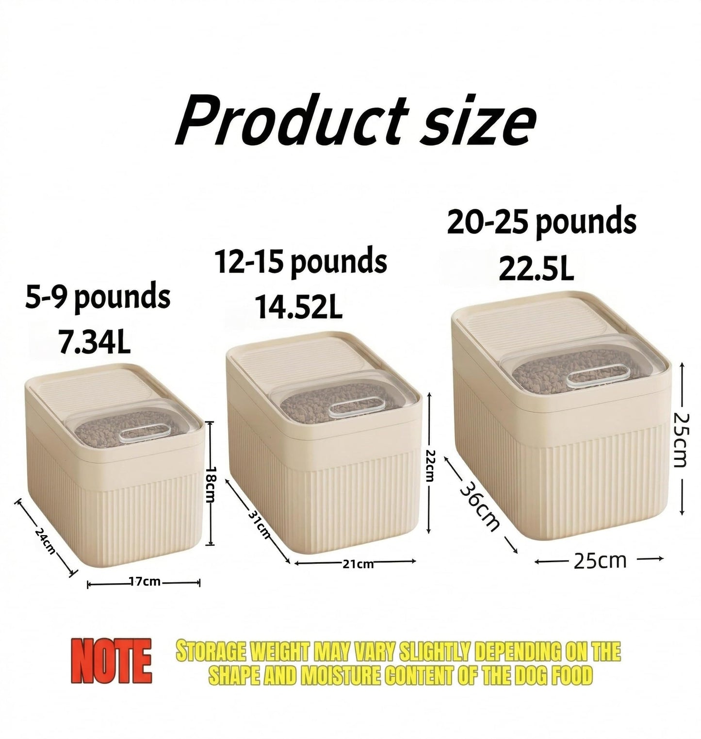 Airtight Pet Food Container