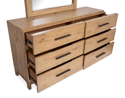 Davenport - Double Drawer Dresser - Rustic Caramel
