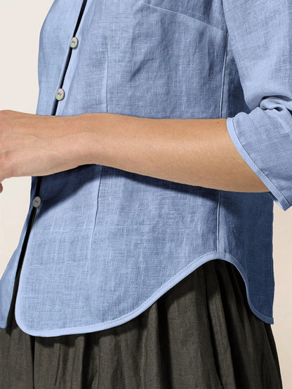 AMELIA Hand Button Fitted Jacket