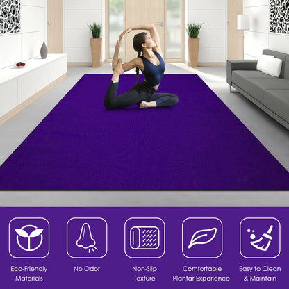 Large Yoga Mat 6' x 4' x 8 mm Thick Workout Mats