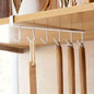 6 Hooks Kitchen Shelf Storage Rack