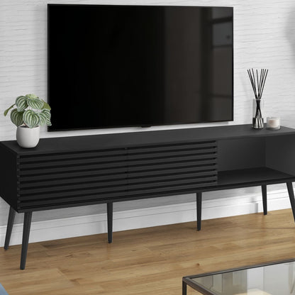 Black Modern Media Entertainment Center