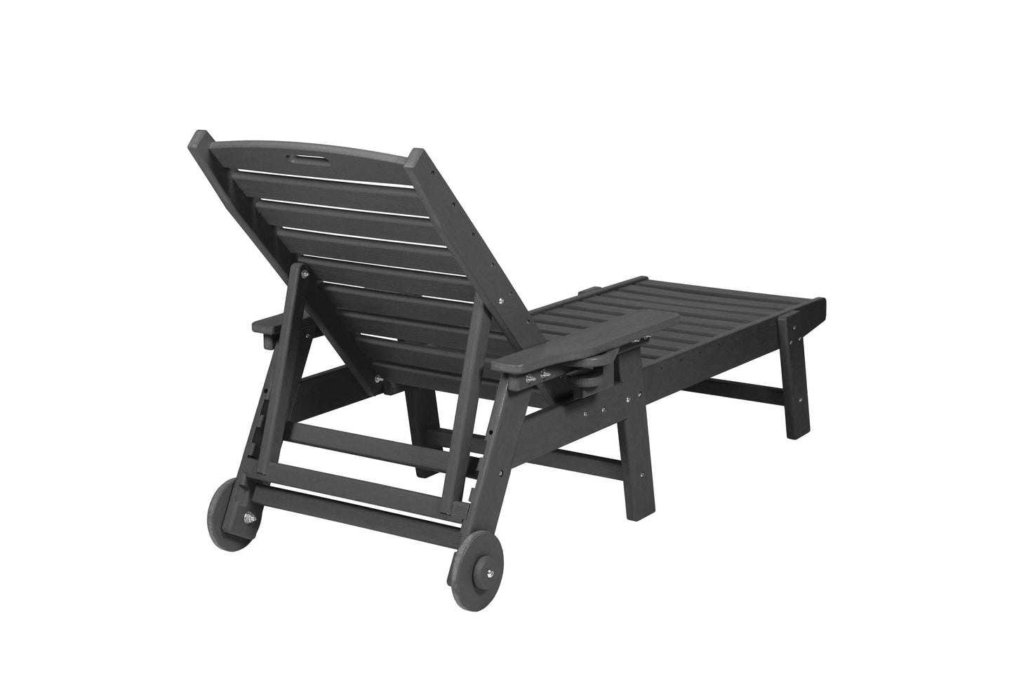 Black Finish Outdoor Lounge Chair