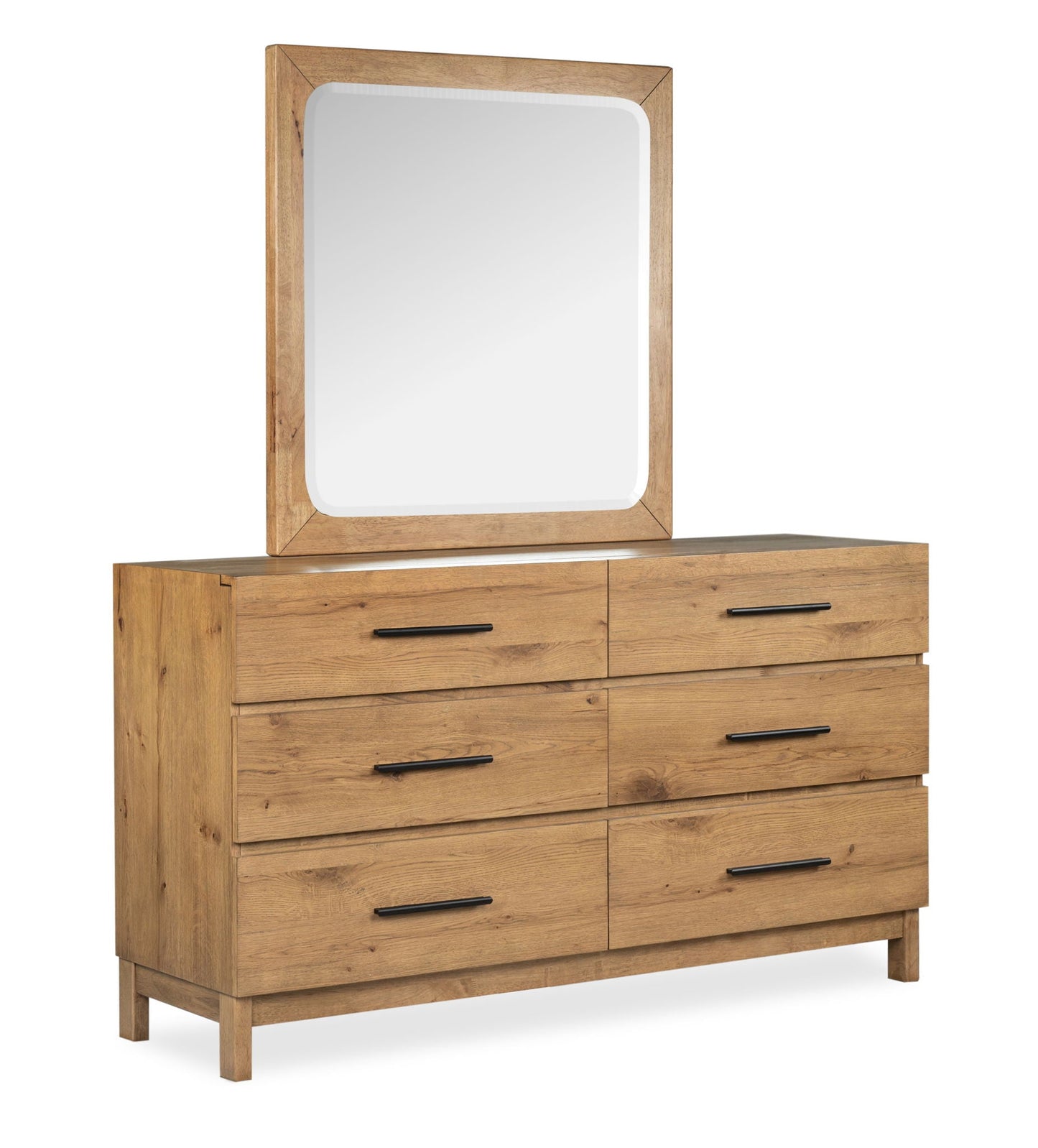 Davenport - Double Drawer Dresser - Rustic Caramel