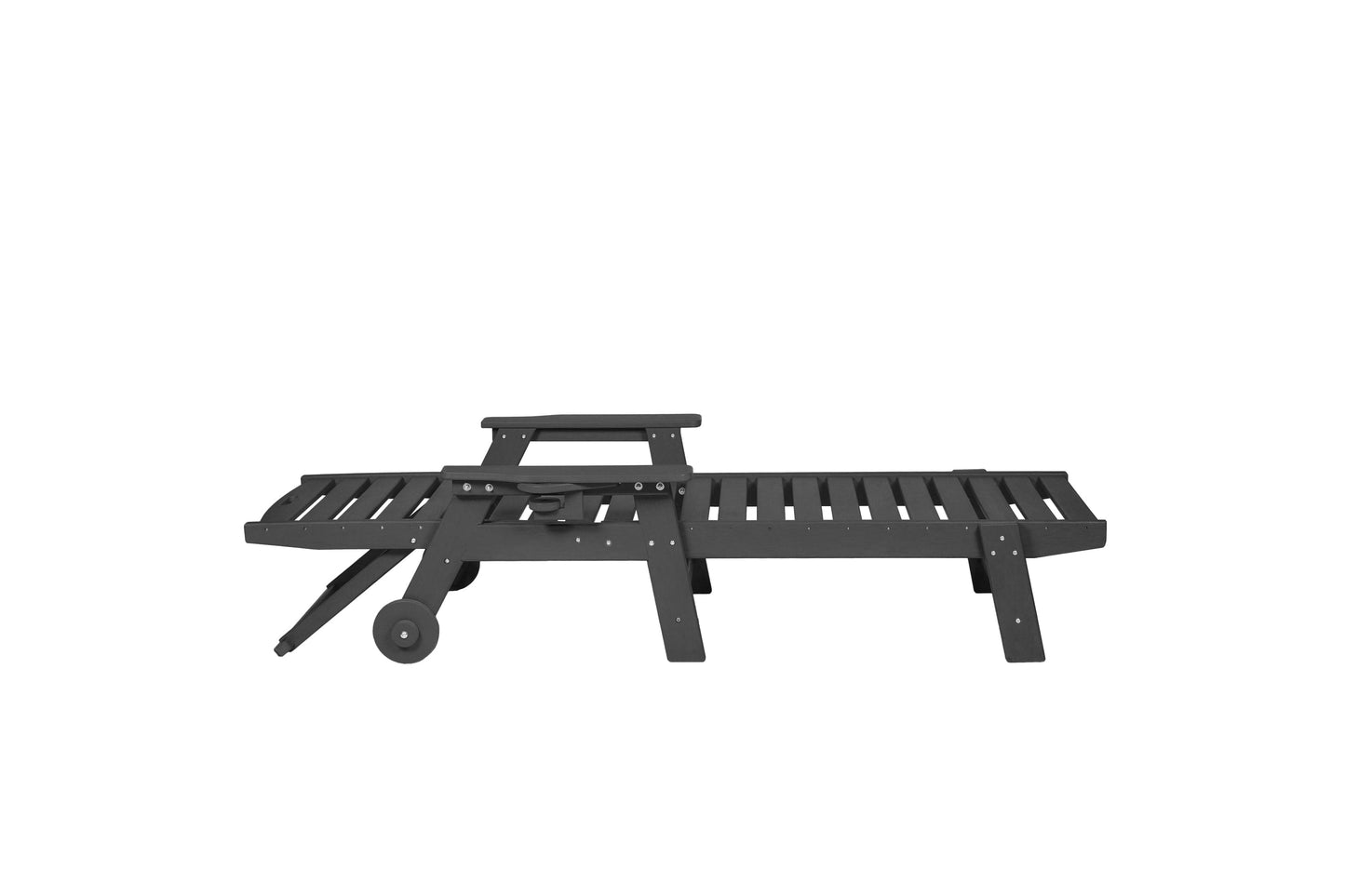 Black Finish Outdoor Lounge Chair