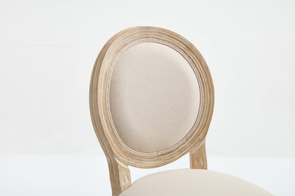 French Country Flower 26'' Bar Height with Upholstered Round Back Set