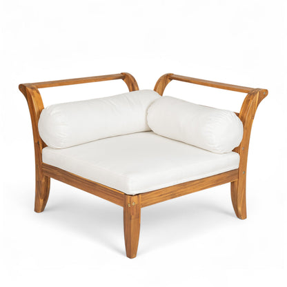 6 Piece Acacia Outdoor Sectional