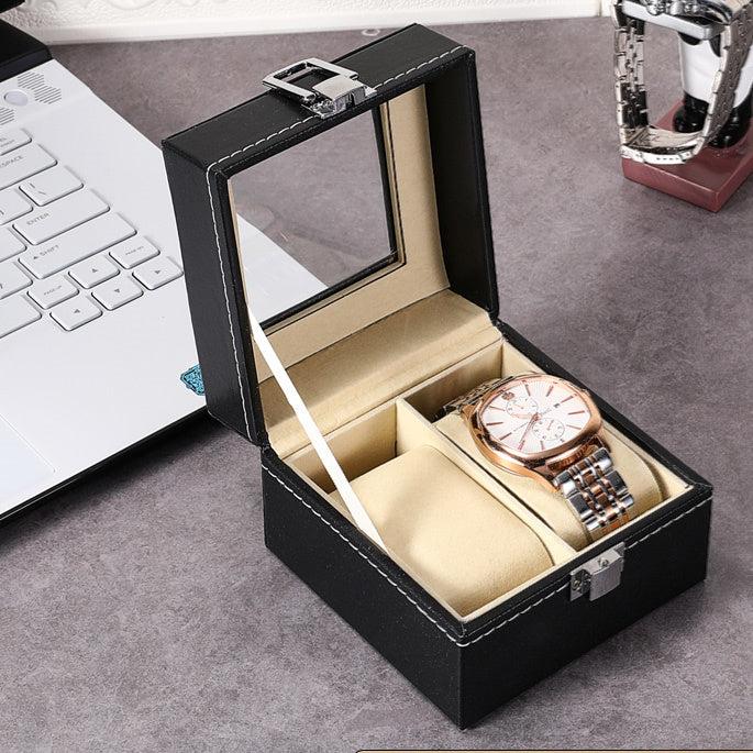 Simple Creative Leather Watch Storage Box