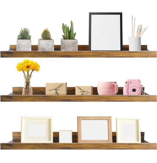 Multi Colors Floating 36" Shelves