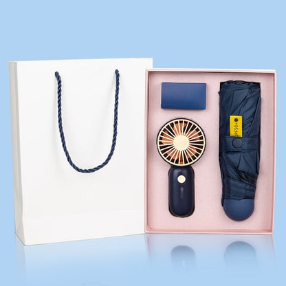 Small Umbrella Fan Gift Set