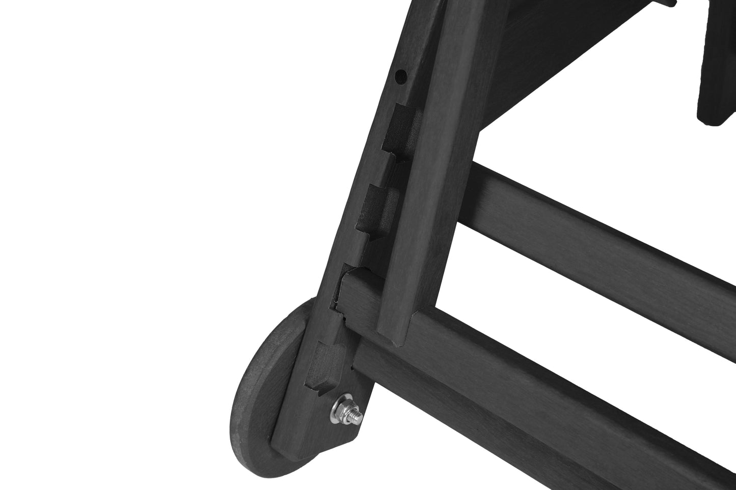 Black Finish Outdoor Lounge Chair