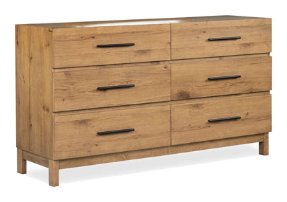 Davenport - Double Drawer Dresser - Rustic Caramel