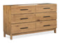 Davenport - Double Drawer Dresser - Rustic Caramel