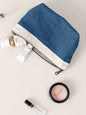 Color-Block Zipper Storage Bag