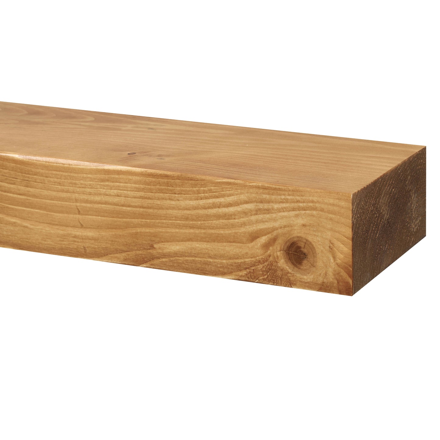 Mantel Shelf Smooth Solid Floating Timber Fireplace
