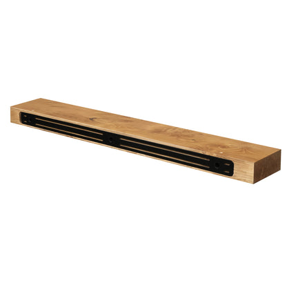Mantel Shelf Smooth Solid Floating Timber Fireplace