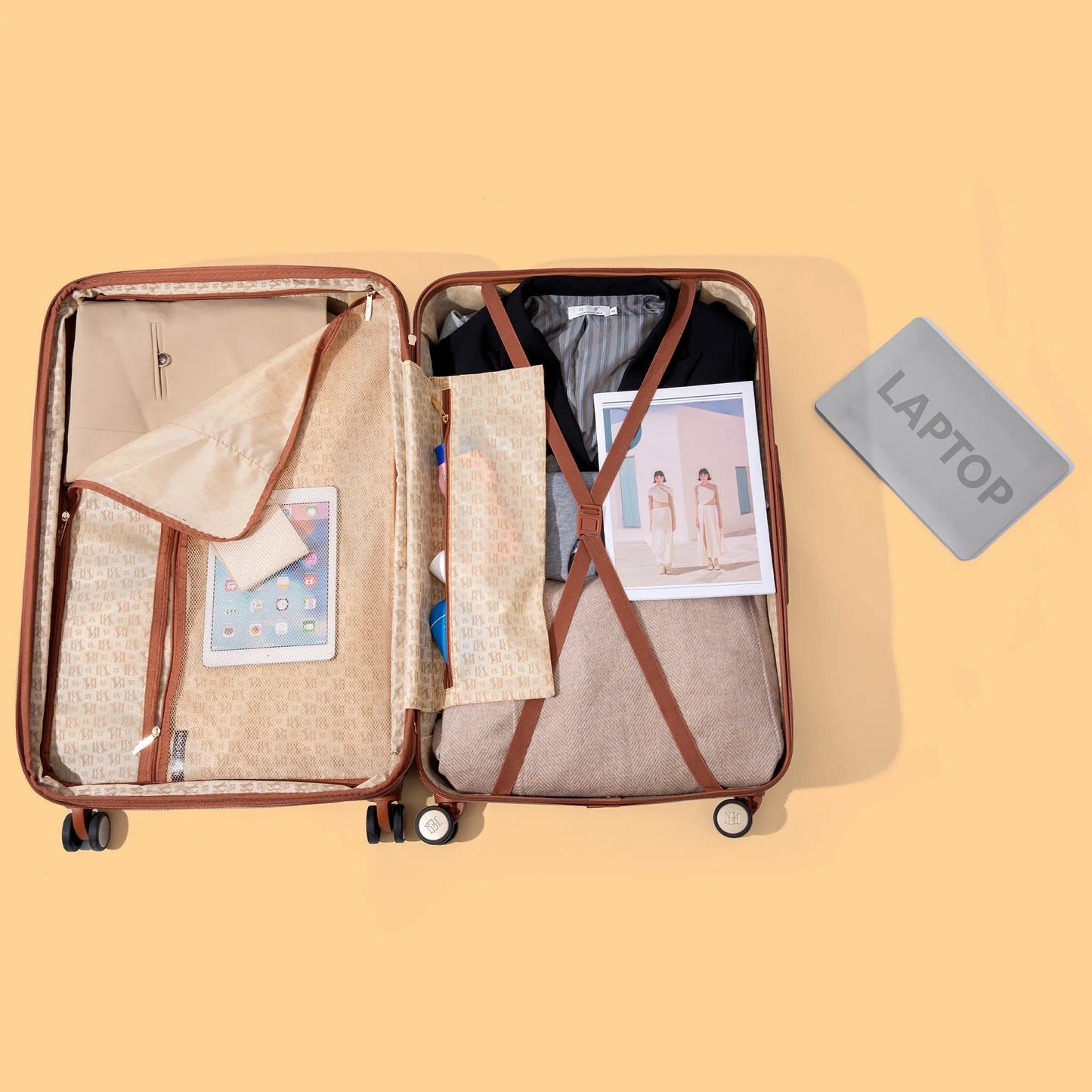 Mia - 3 Piece Expandable Luggage Set