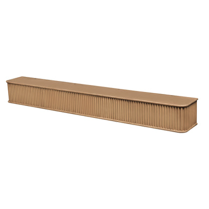 Fluted Fireplace Mantel Shelf – Real Wood