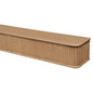 Fluted Fireplace Mantel Shelf – Real Wood