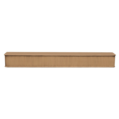 Fluted Fireplace Mantel Shelf – Real Wood