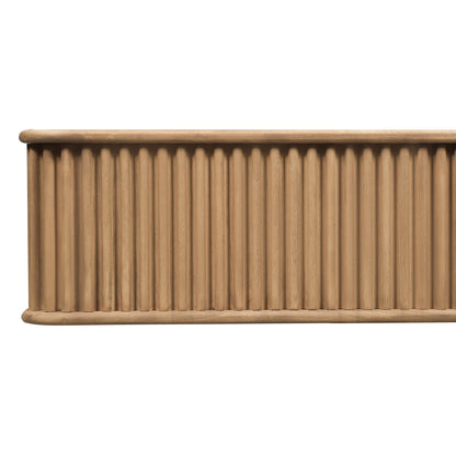 Fluted Fireplace Mantel Shelf – Real Wood