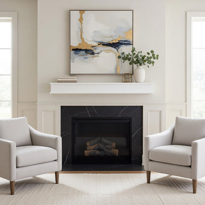 Cottage Fireplace Mantel Shelf – Real Wood
